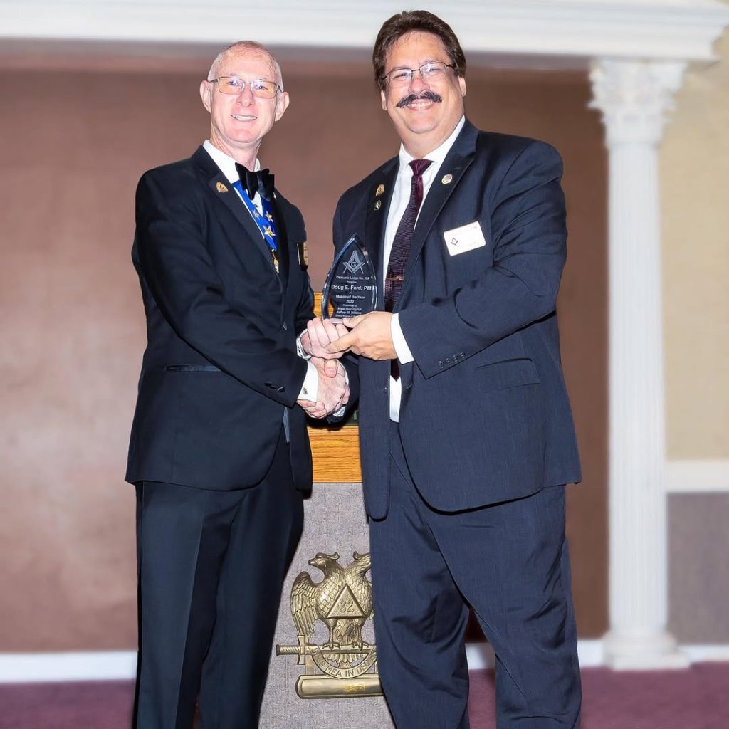 Wor. Douglas E. Ford, Mason of the Year